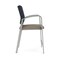 Lesro Newport Hip Chair Metal Frame, Silver, RS Night Sky Back, MD Farro Seat NP1161 - alternate 2